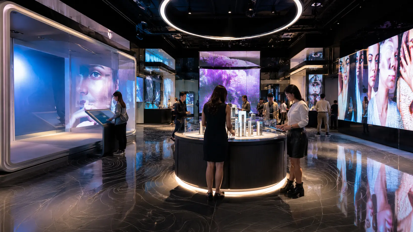 Pop Up Shop Immersive Design featuring interactive retail technology, immersive brand experiences, and customer engagement activation